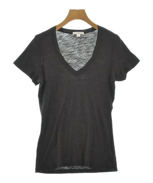 JAMES PERSE Tee Shirts/Tops Elegant Silk Short Shirt