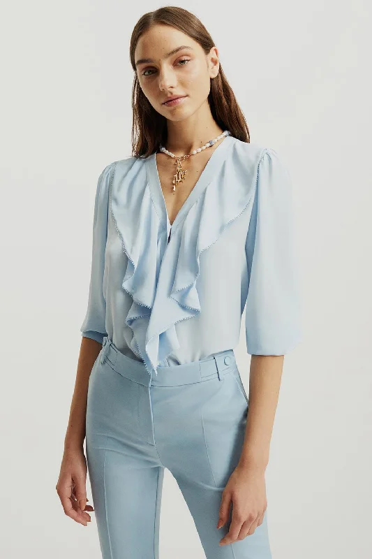 Aniel Shirt Elegant Longline Short Shirt