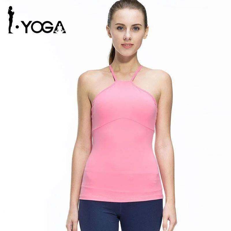 Fitness Women Sleeveless Shirts Jogging Vest Gym Sports Running Clothes Tight Yoga Top with Breathable Quick Dry Spandex Relaxed Cotton Short Blouse Fitness Women Sleeveless Shirts Jogging Vest Gym Sports Running Clothes Tight Yoga Top with Breathable Quick Dry Spandex Relaxed Cotton Short Blouse
