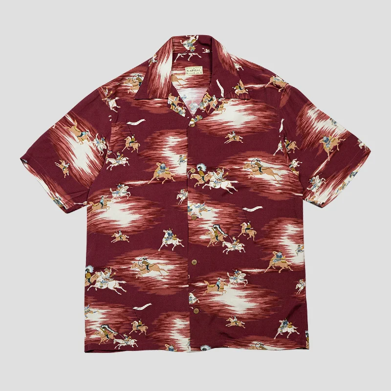 RAYON HAWAIIAN SHIRTS Comfortable Fitted Short Sleeve
