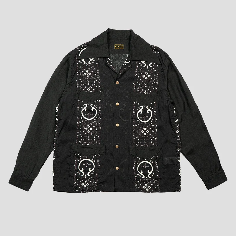 SILK/RAYON HAVANAJA L/S SHIRTS Fashionable Short Sleeve Shirt