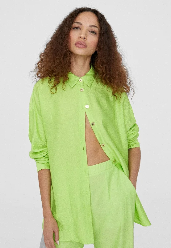 Basic long sleeve shirt Relaxed Fit Short Tunic