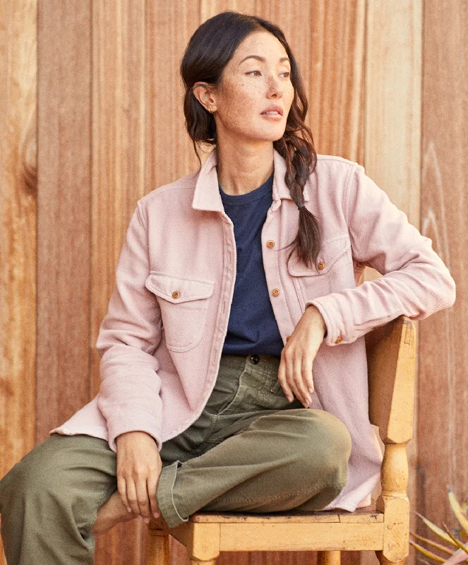 Outerknown Chroma Blanket Shirt - PINK MOMENT Classic Short Sleeve Tunic