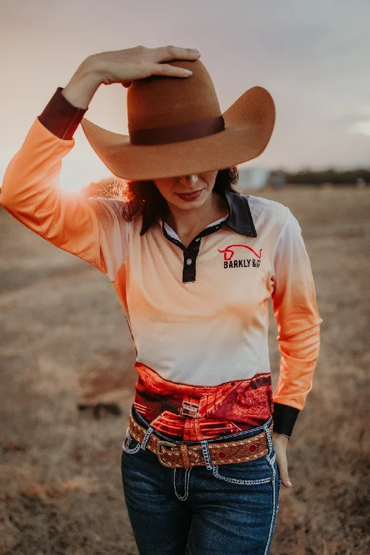 Women's The Fitzroy Long Sleeve Fishing Shirt Modern Casual Short Sleeve