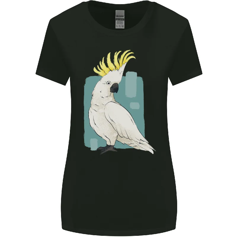 A Cockatoo Womens Wider Cut T-Shirt Anti-Shrink Durable Soft