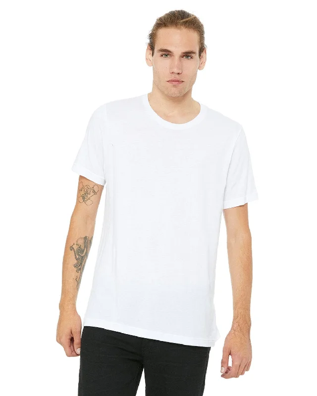 Bella+Canvas Unisex T-Shirt | White Nylon Fabric Polyester Fabric Spandex Fabric