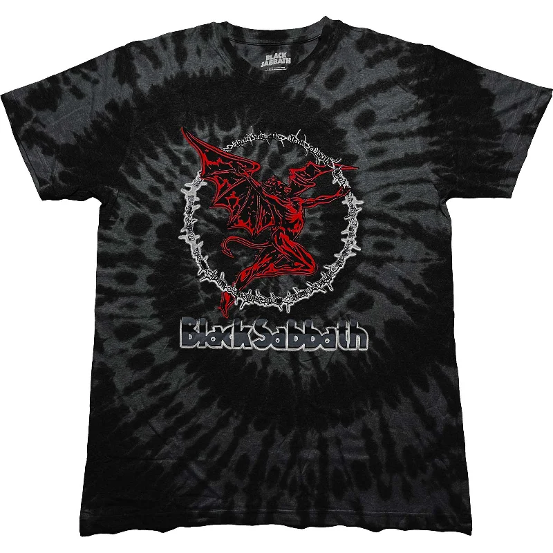 Black Sabbath | Official Band T-Shirt | Red Henry (Wash Collection) Front Pockets Side Pockets Patch Pockets