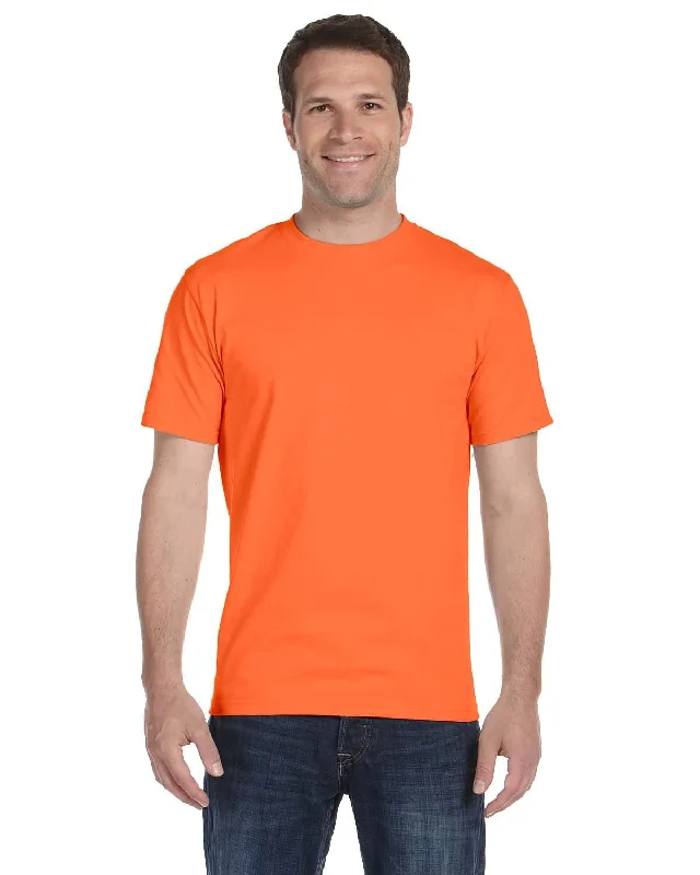 Gildan DryBlend 50/50 T-Shirt | Orange Chenille Blend Fleece Blend Nylon Blend