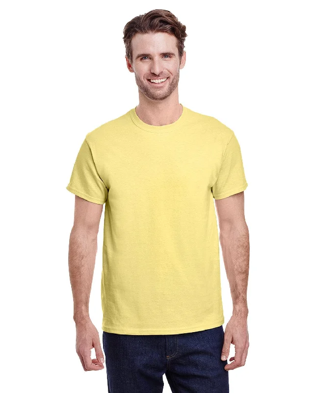 Gildan Heavy Cotton T-Shirt | Cornsilk Chenille Brocade Lace