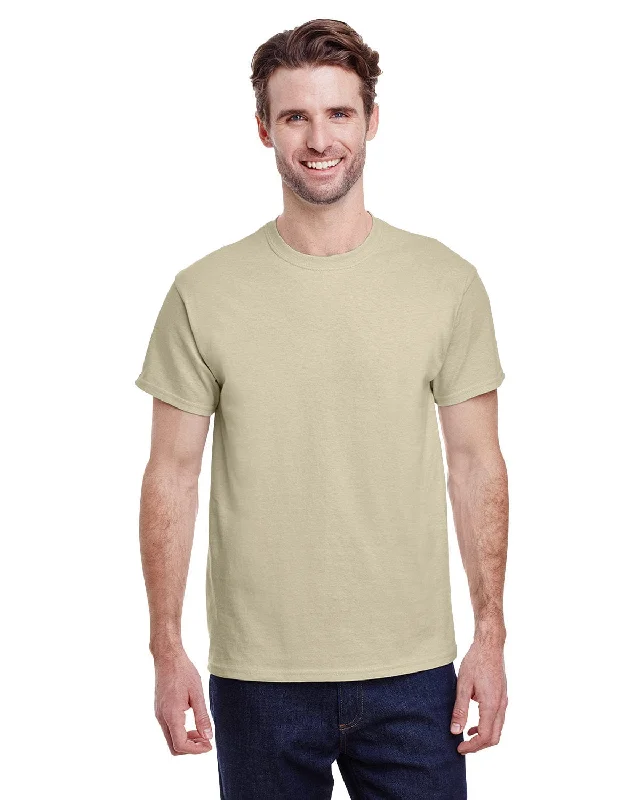 Gildan Heavy Cotton T-Shirt | Sand Fashionable Trendy Casual