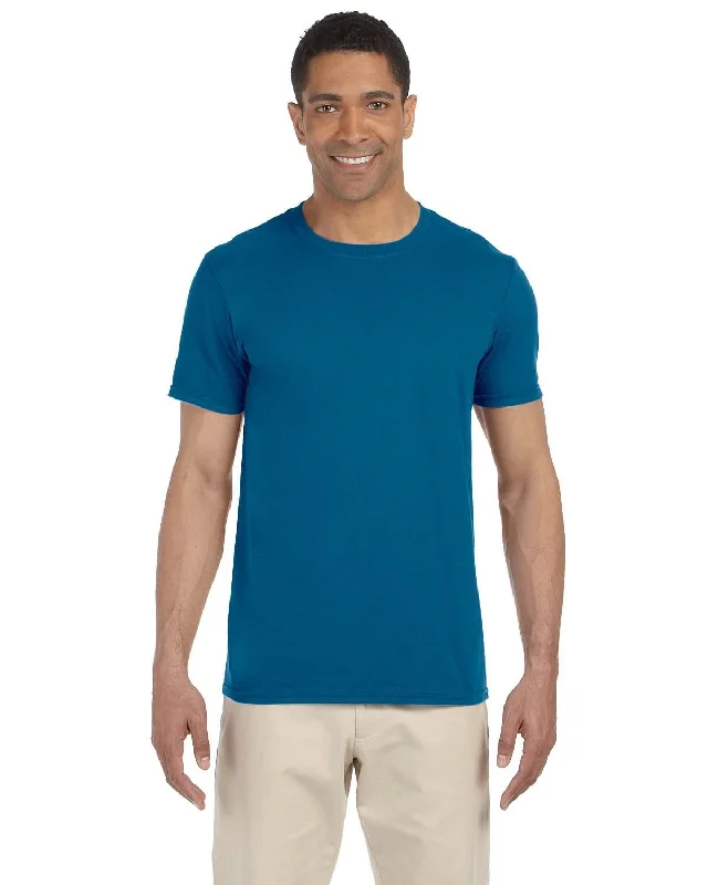 Gildan SoftStyle T-Shirt | Antque Sapphire Graphic Embroidered Appliqued