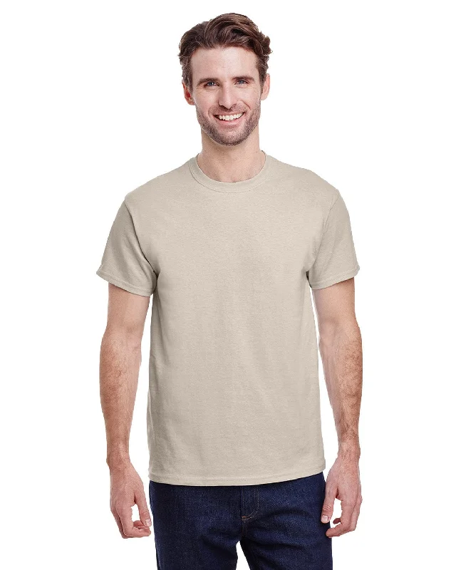 Gildan Ultra Cotton Heavyweight T-Shirt | Sand Fleece Nylon Spandex