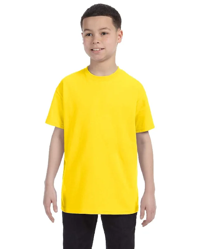 Gildan Youth Lightweight 100% Cotton T-Shirt | Daisy Hooded Caped Shawl Collar