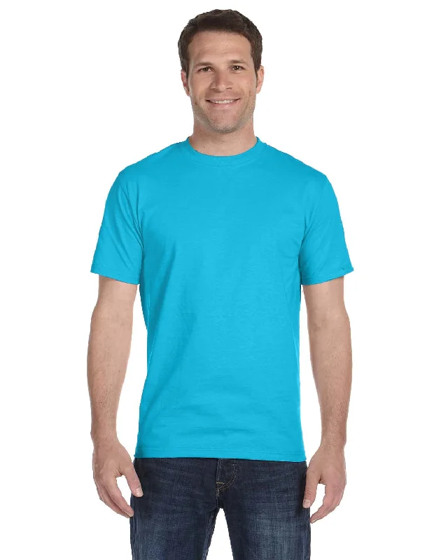 Hanes ComfortSoft 100% Cotton T-Shirt | Blue Horizon Modern Contemporary Chic