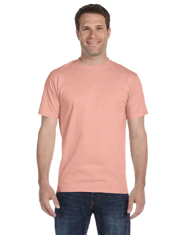 Hanes ComfortSoft 100% Cotton T-Shirt | Candy Orange Rayon Velvet Corduroy