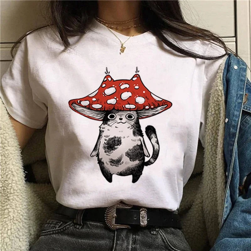 DressBetty - Harajuku Retro T-shirt Kawaii Cartoon Animal Print T-shirt Chenille Fabric Brocade Fabric Lace Fabric DressBetty - Harajuku Retro T-shirt Kawaii Cartoon Animal Print T-shirt Chenille Fabric Brocade Fabric Lace Fabric