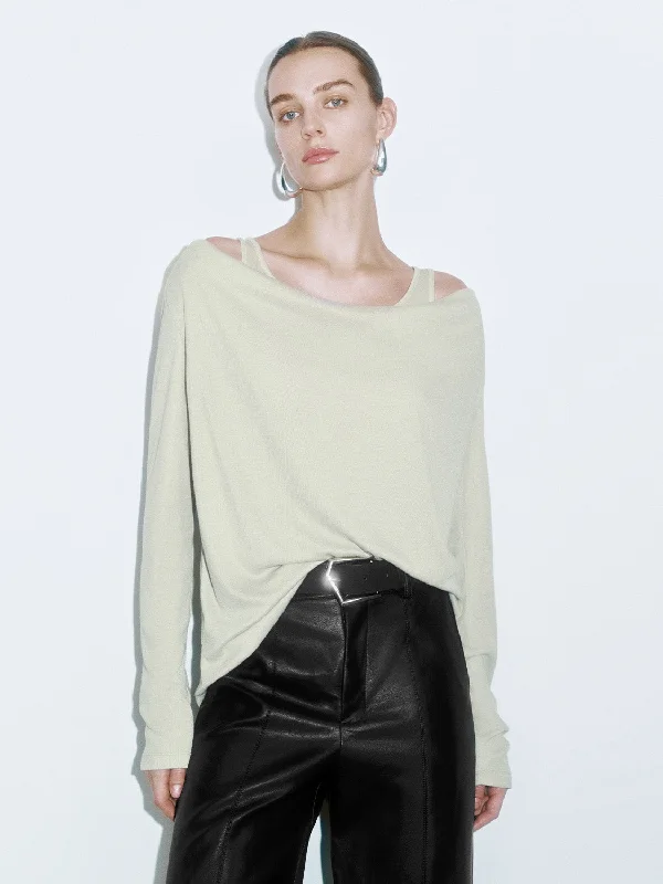 Long Sleeve Loose T-Shirts Graphic T-Shirt Round Neck Polyester