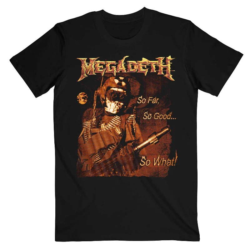 Megadeth | Official Band T-Shirt | SFSGSW Tonal Glitch Chenille Fabric Brocade Fabric Lace Fabric