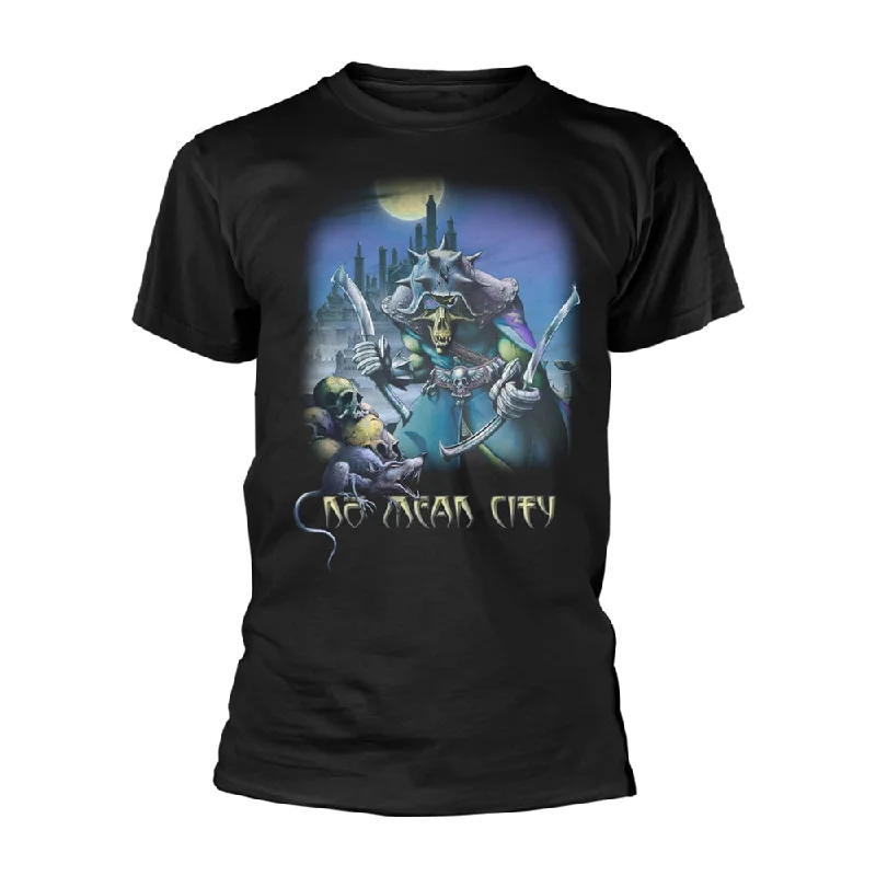 Rodney Mathews | Official Band T-Shirt | No Mean City Spandex Blend Rayon Blend Denim Blend Rodney Mathews | Official Band T-Shirt | No Mean City Spandex Blend Rayon Blend Denim Blend