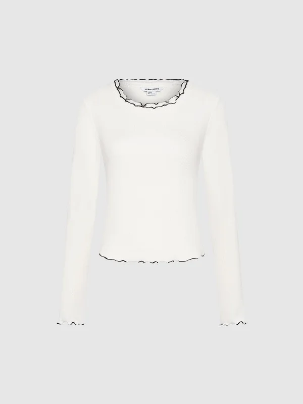 Skinny Cropped T-Shirts Satin Blend Silk Blend Wool Blend