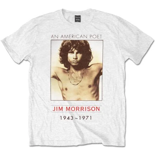 The Doors | Official Band T-Shirt | American Poet Plaid T-Shirt Polka Dot Checkered