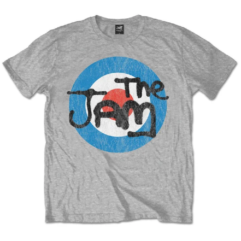 The Jam | Official Band T-Shirt | Vintage Logo Fleece Nylon Spandex