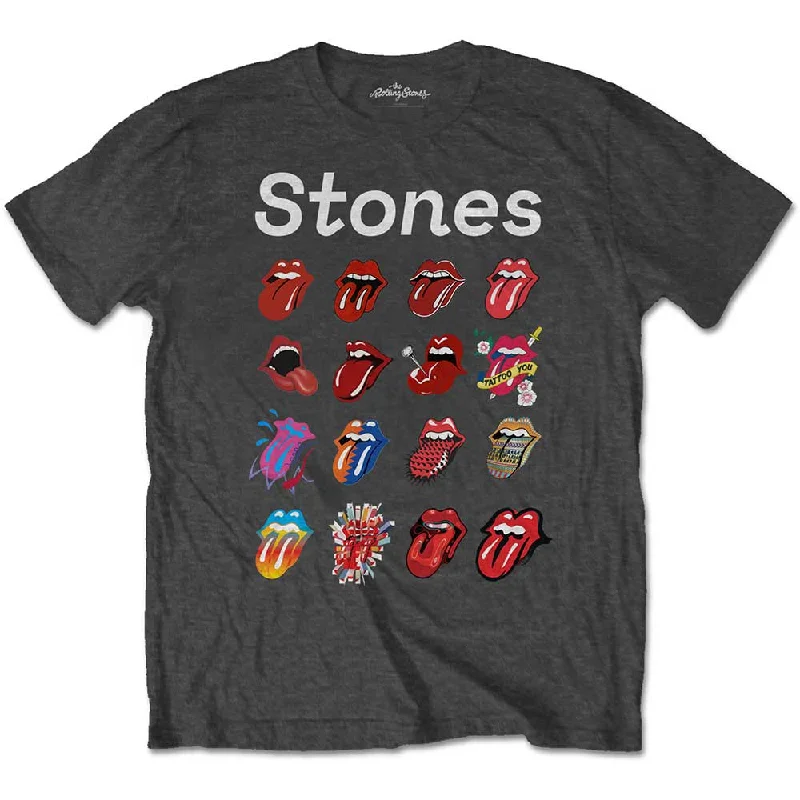 The Rolling Stones | Official Band T-Shirt | No Filter Evolution Graphic T-Shirt Round Neck Polyester