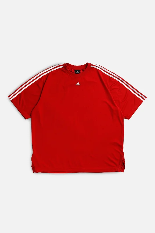 Vintage Adidas Tee - XL Basic T-Shirt Crew Neck Short Sleeve