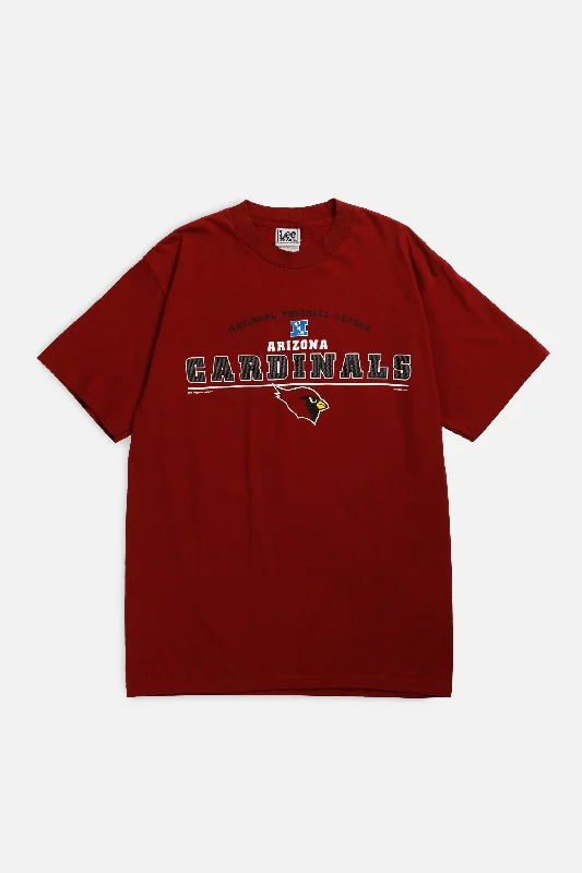 Vintage Arizona Cardinals NFL Tee - M Polka Dot Checkered Tartan