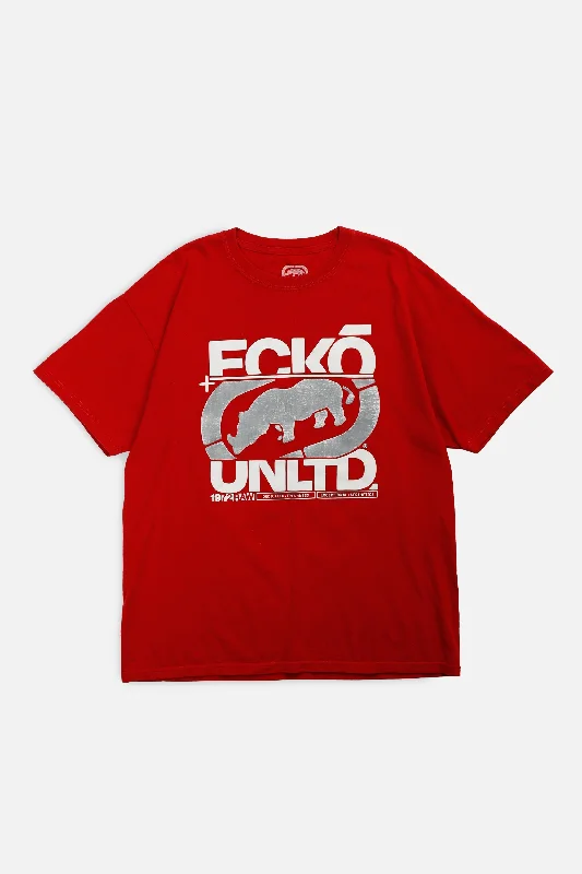 Vintage Ecko Tee - L Polka Dot Checkered Tartan