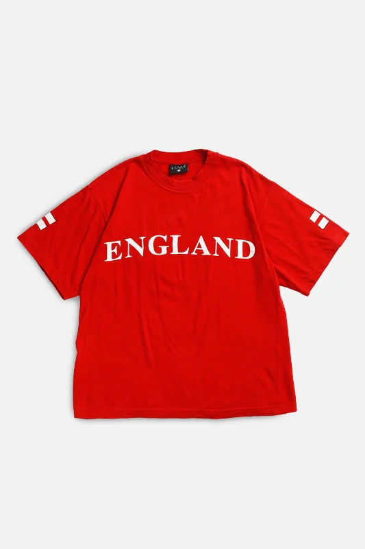 Vintage England Tee - S Hooded Caped Shawl Collar