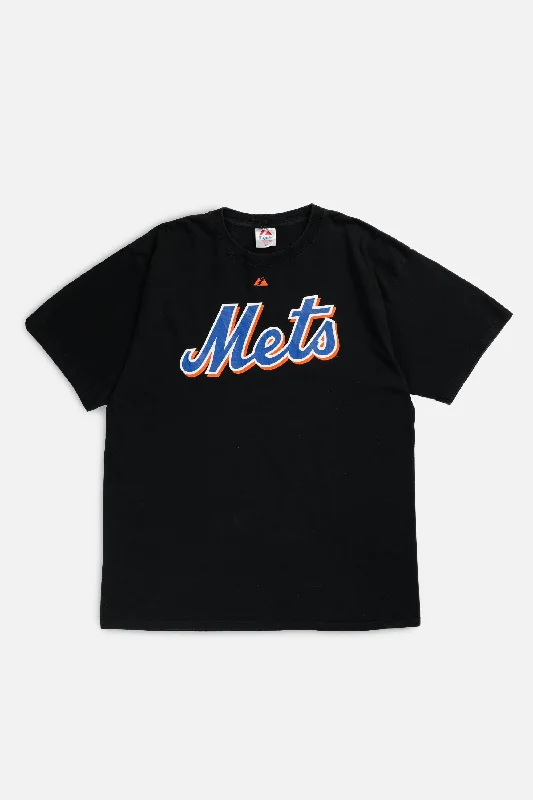 Vintage NY Mets MLB Tee - XXL Welt Pockets Slit Pockets
