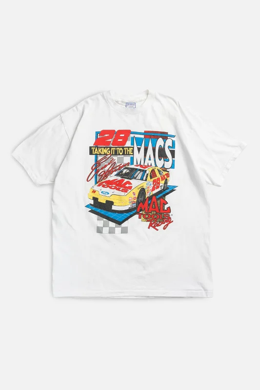 Vintage Racing Tee - XL Fitted T-Shirt Seamless Stretchy