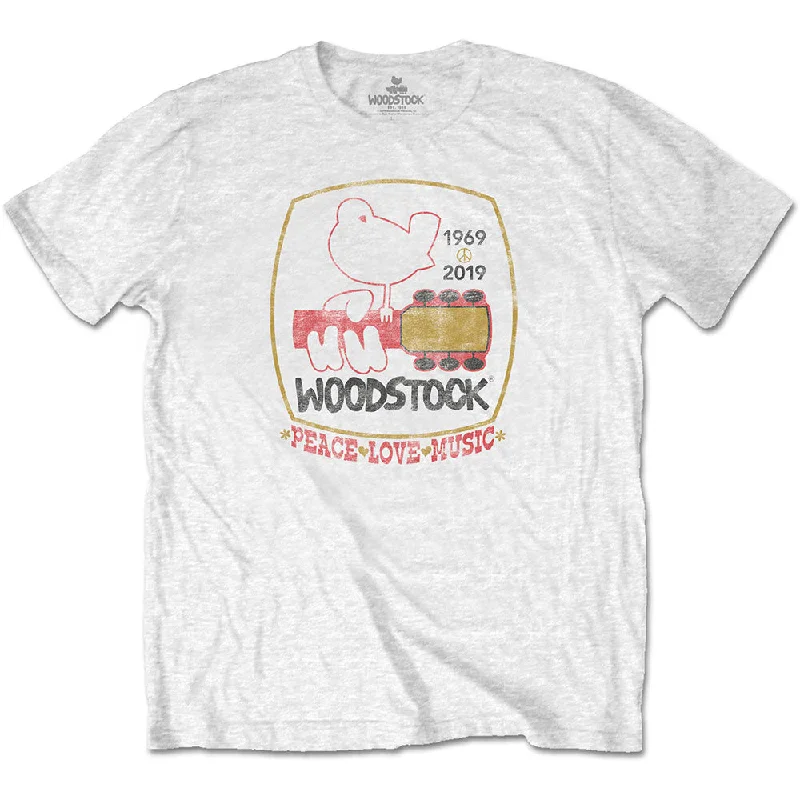 Woodstock | Official Band T-Shirt | Peace Love Music Oversized T-Shirt Spandex breathable