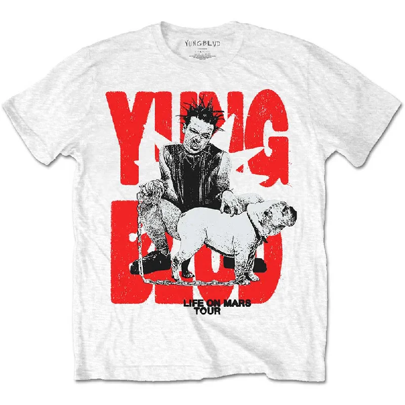 Yungblud | Official Band T-Shirt | Life on Mars Tour Chenille Fabric Brocade Fabric Lace Fabric