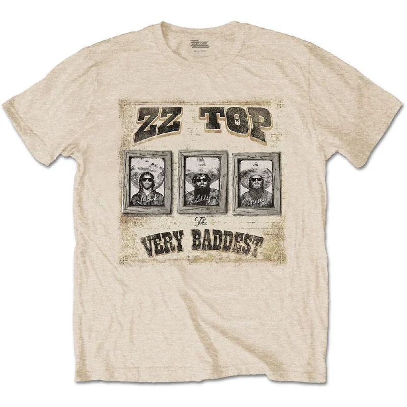 ZZ Top | Official Band T-Shirt | Very Baddest Iron Safe Non-Iron Wrinkle Free