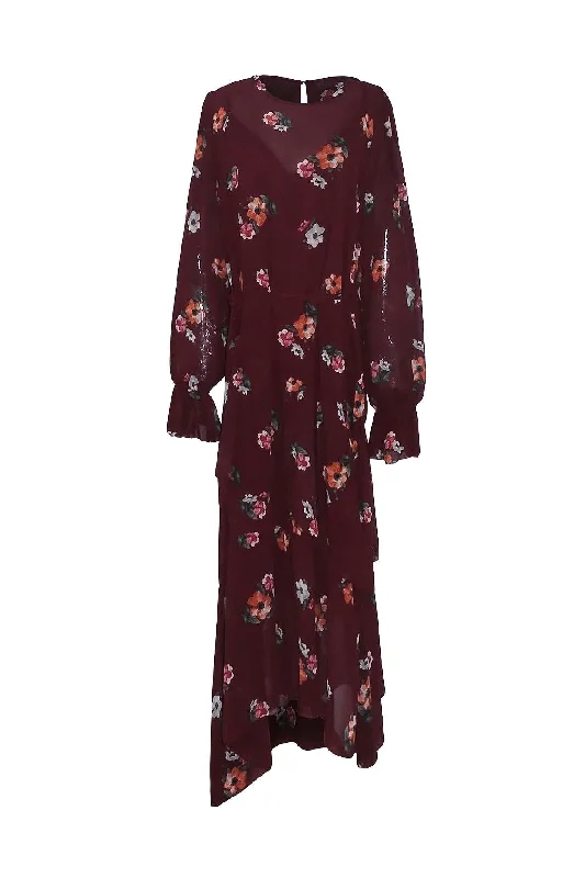 Floral Midi Dress Comfortable Casual Midi Dress