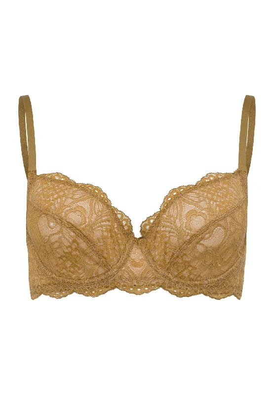 Lilova Underwire Bra | Gold 72531-1246 Push-Up Wireless Bra