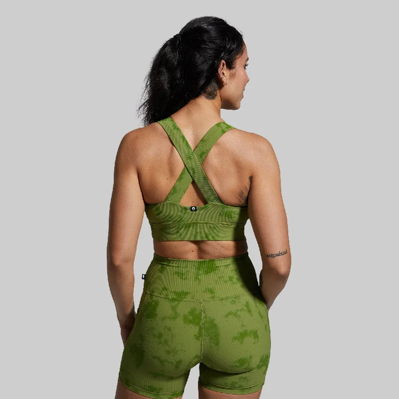 All or Nothing Sports Bra (Palm Dye) Seamless Wireless Bra