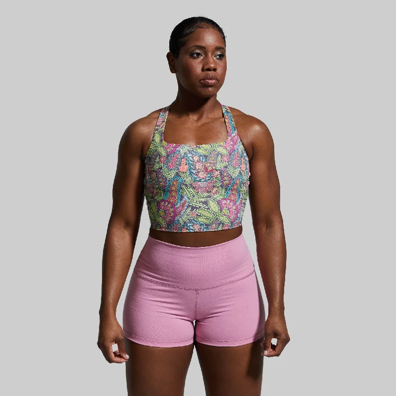 Balance Sports Bra (Flora) Sleek Push-Up Bra