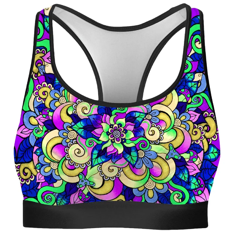 Blossom Rave Bra High Support Sports Bra