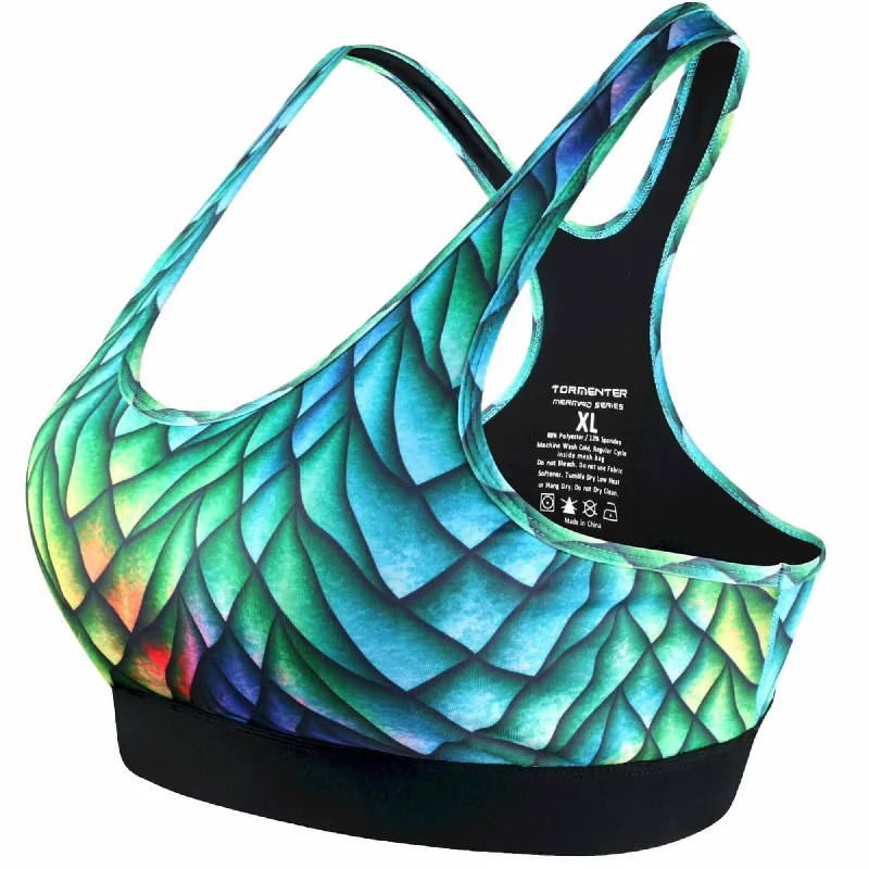 Cabo Sunset Mermaid Sports Bra Sexy Lace Bralette