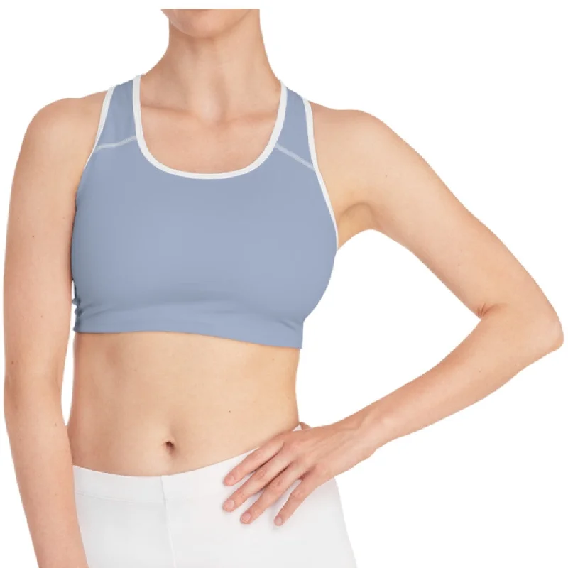 CH Sky Blue Sports Bra Soft Mesh Bralette