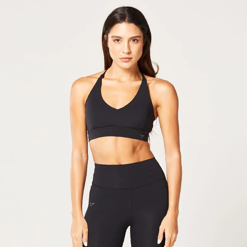 Code Live-in Bra - Black Trendy Sports Bra