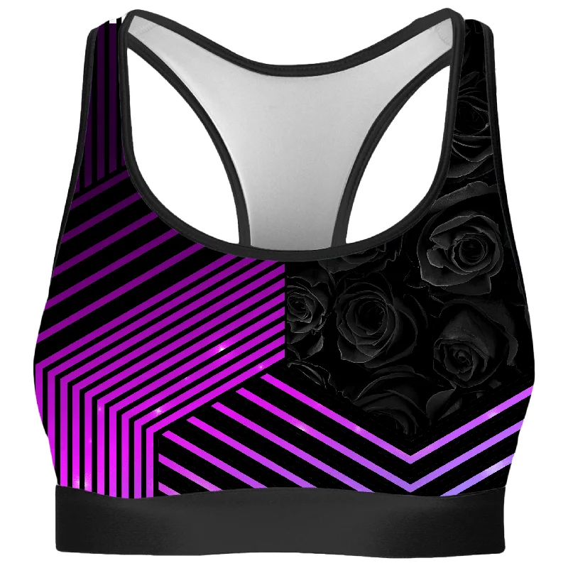 Connected Hex Rave Bra Elegant Silk Bra