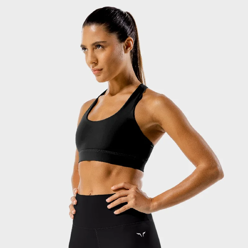 Core Agile Bra - Onyx Light Padded Bra