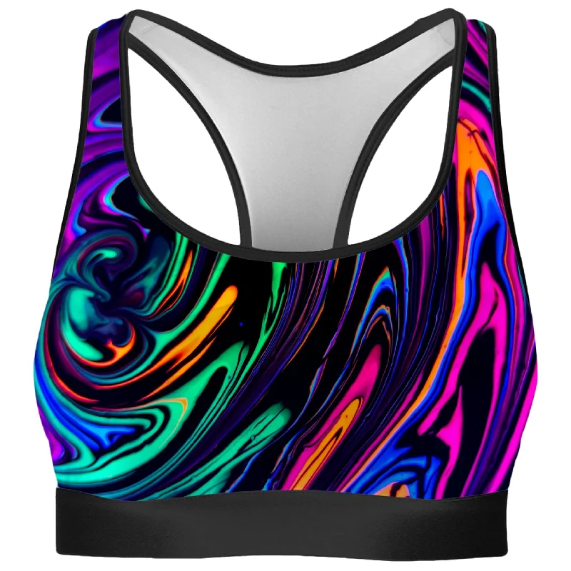 Cosmic Dream Rave Bra Soft Mesh Bralette