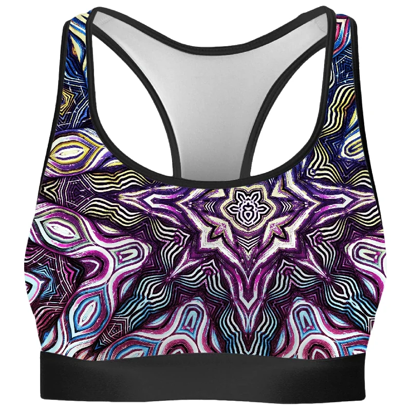 Crown Chakra Rave Bra Soft Lace Bralette