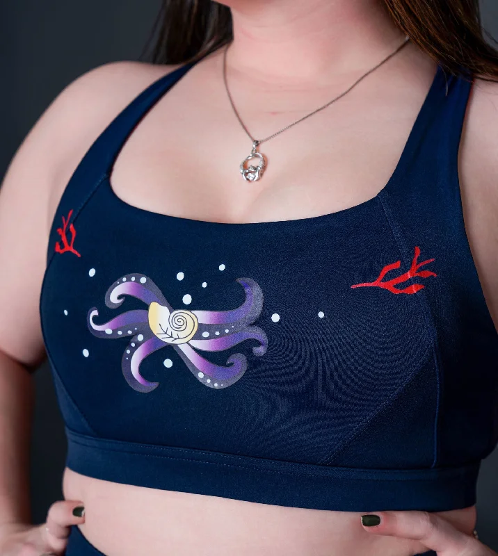DEEP OCEAN OCTOPUS - BRA Lacy Underwire Bra