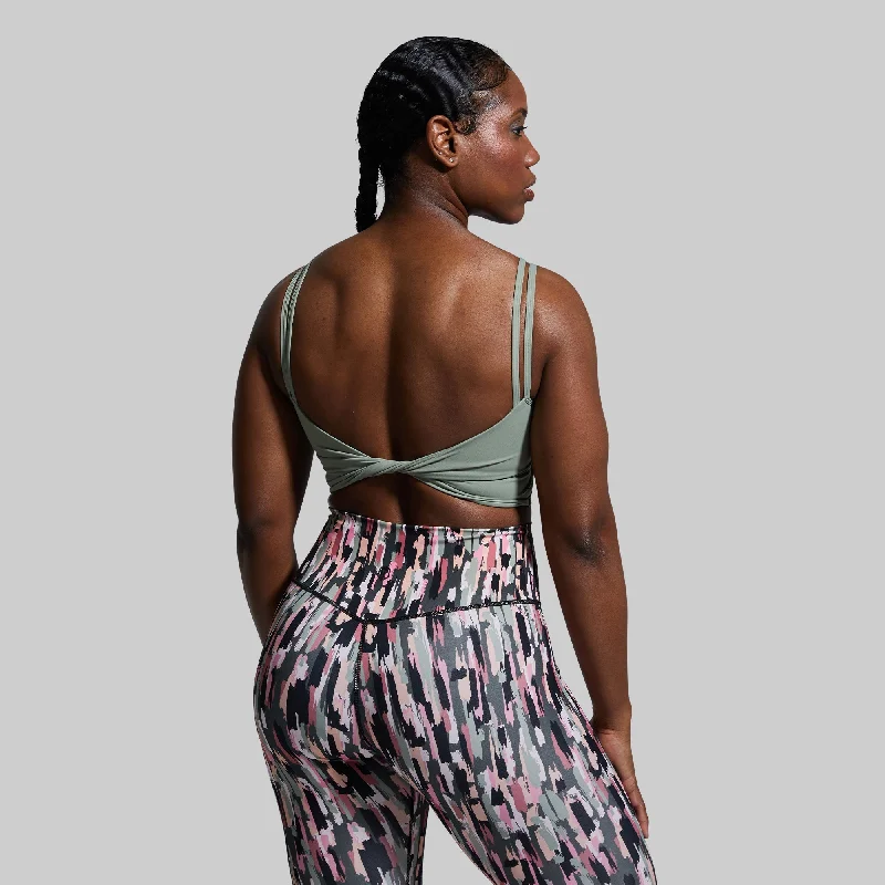 Don't Get It Twisted Sports Bra (Aspen) High Support Sports Bra